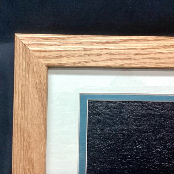 Large Wood Picture Frame w Padding - Picture 2 of 3
